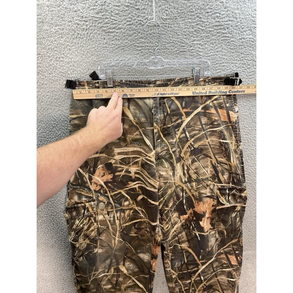 Vintage Ducks Unlimited Pants Mens 2XL XXL Camo Cargo Whitewater Advantage Max 4